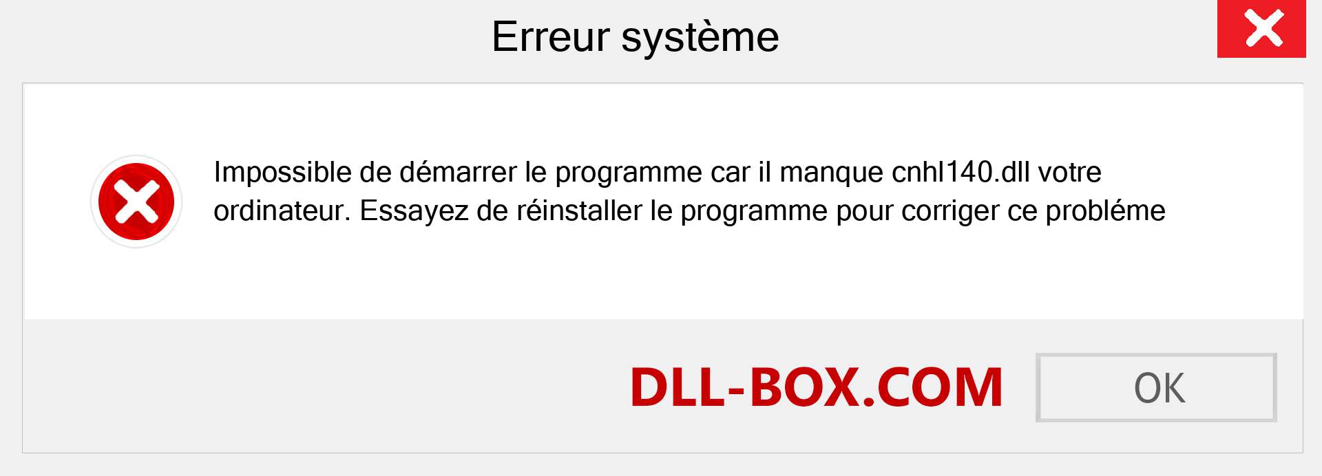 Le fichier cnhl140.dll est manquant ?. Télécharger pour Windows 7, 8, 10 - Correction de l'erreur manquante cnhl140 dll sur Windows, photos, images